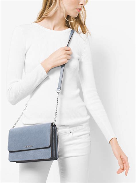 michael kors daniela large saffiano leather crossbody bag stores|michael kors large leather tote.